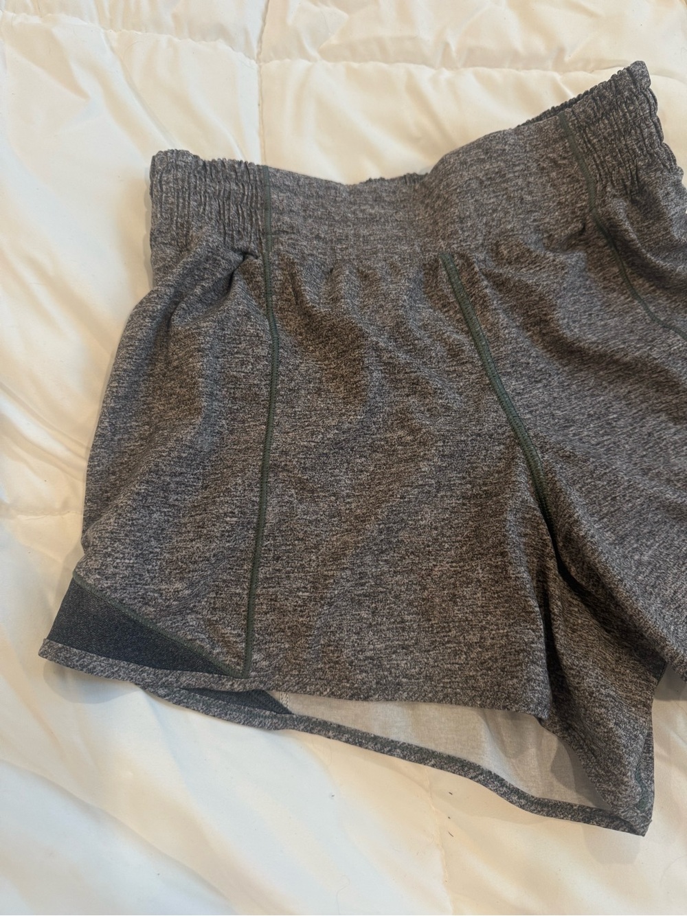 lululemon athletica Gray Performance Running Shorts - Picture 2 of 5